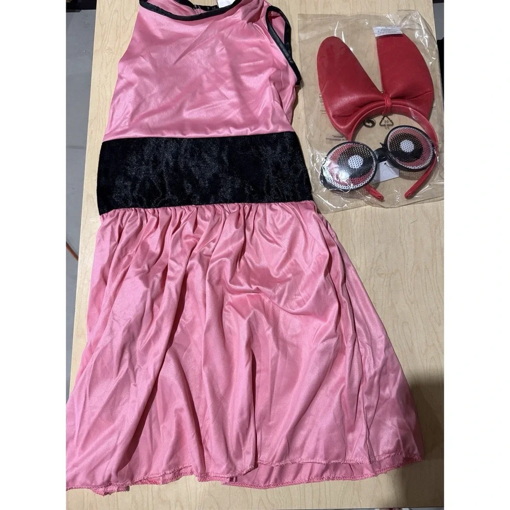 Cartoon Network Rubies The Powerpuff Girls Blossom Girls Costume M(7/8)Halloween - Picture 2 of 6